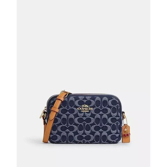 NEW Coach Women’s CAA74 Jamie Camera Bag In Signature Denim - Picture 3 of 10